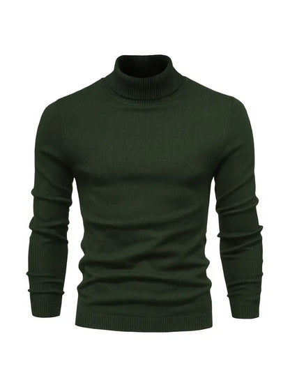 Suéter Hombre Cuello Alto Estrecho