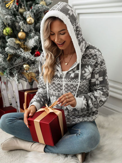 Chaqueta Invierno Capucha Cremallera