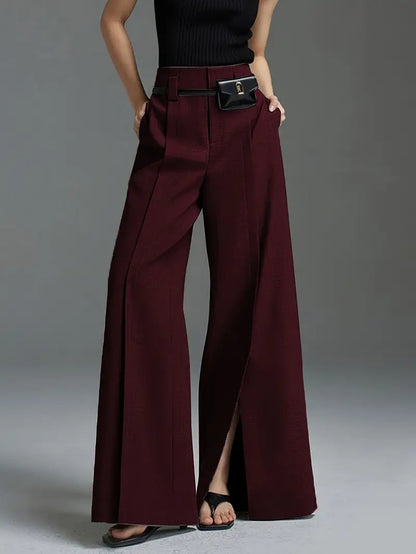 Pantalón Mujer Cintura Alta Ancho