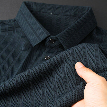 Polo Hombre Seda Elegante