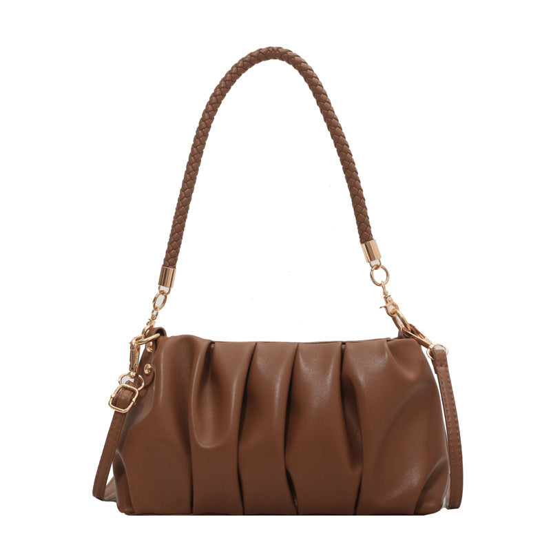 Bolso bandolera elegante con textura suave