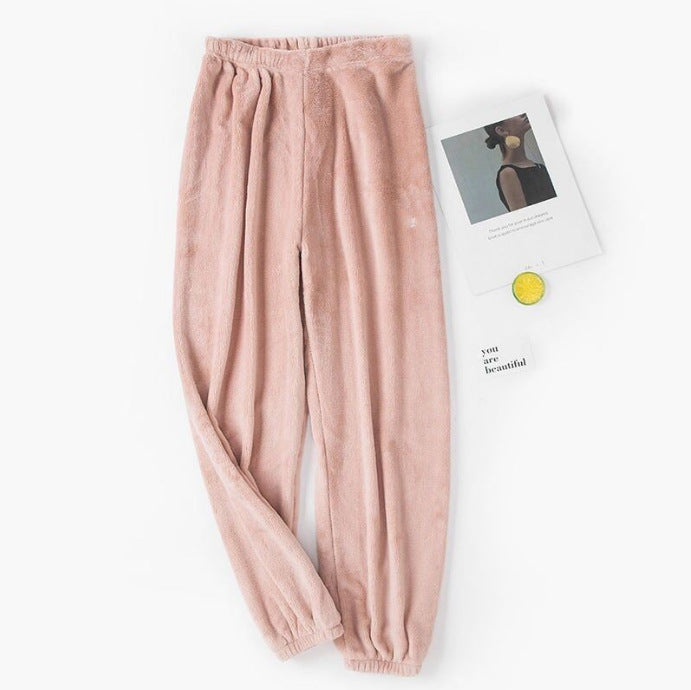 Pantalones polares cómodos mujer corte deportivo