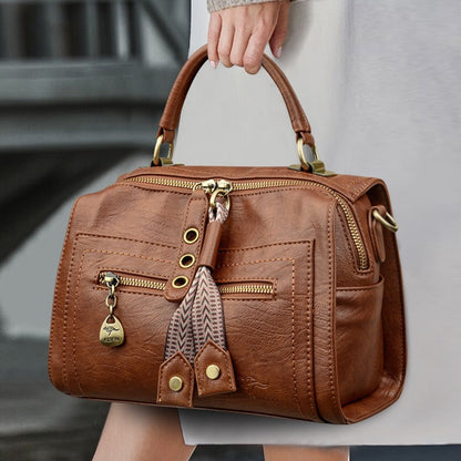 Bolso Bandolera Mujer Cuero Imitación Moderno - Vestiria