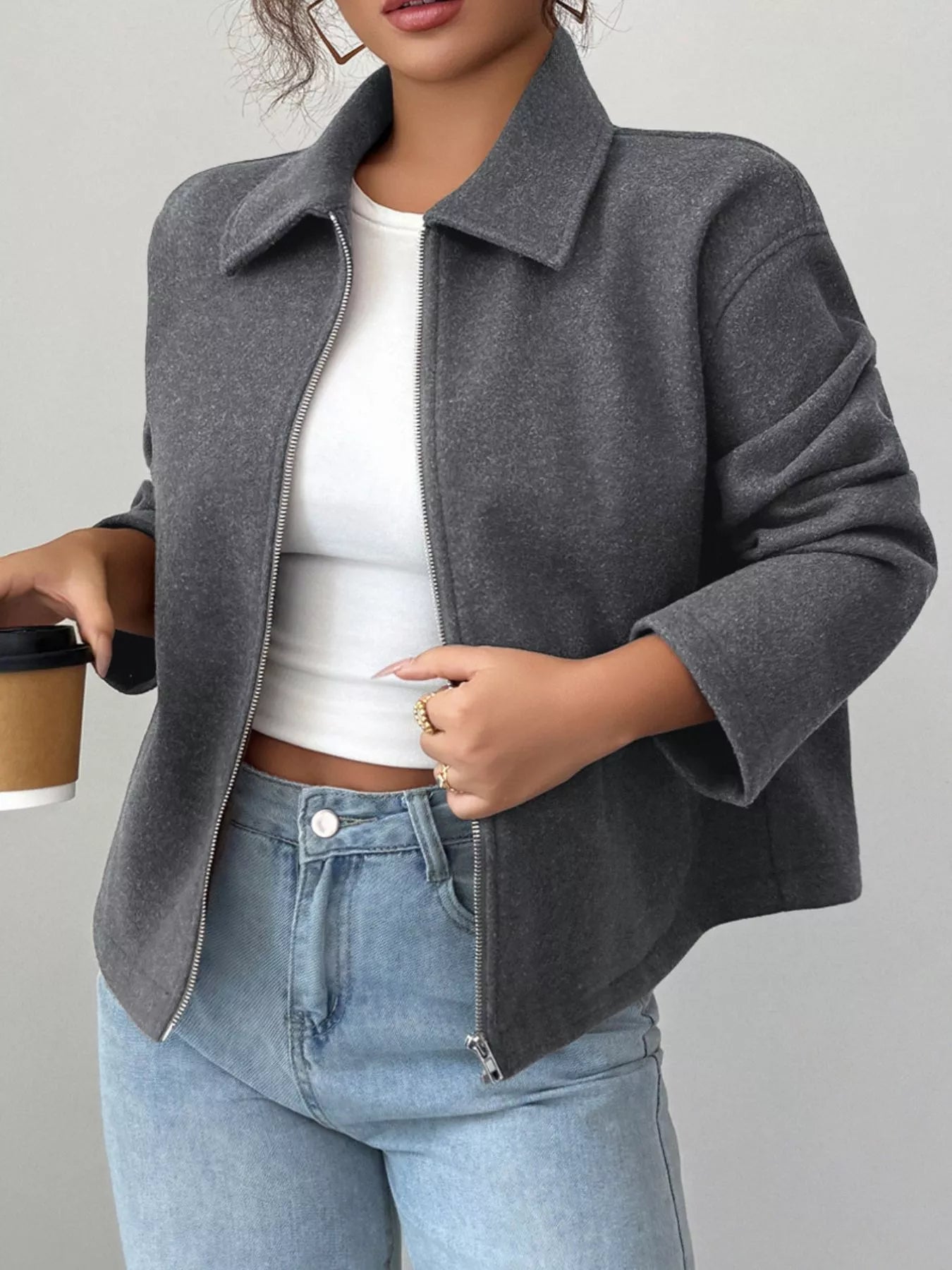 Chaqueta Mujer Cremallera Deportiva