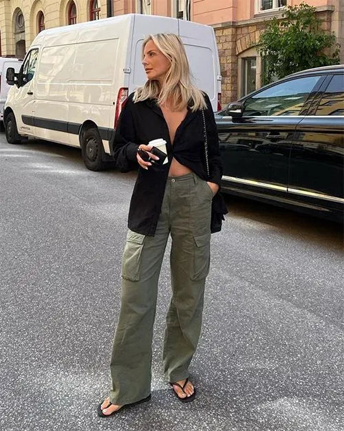 Pantalones Cargo Deportivos Elásticos