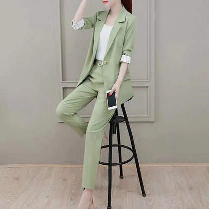 Traje Chaqueta Mujer 3 Piezas Clásico - Vestiria