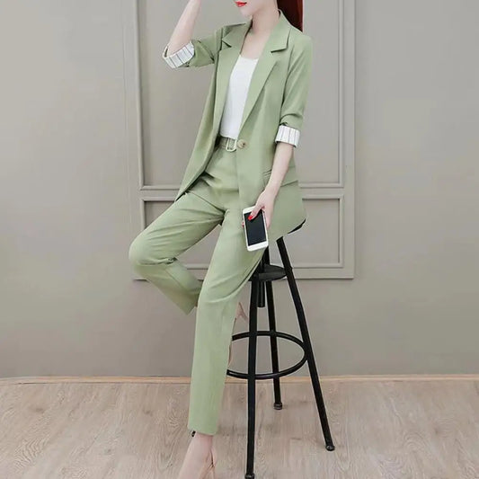 Traje Chaqueta Mujer 3 Piezas Clásico - Vestiria