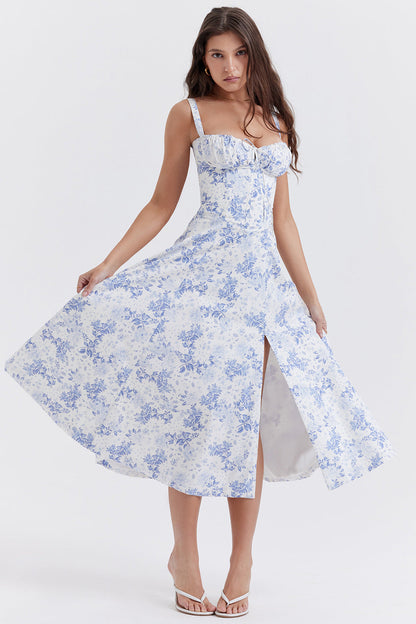 Vestido Floral Mujer Estampado Elegante