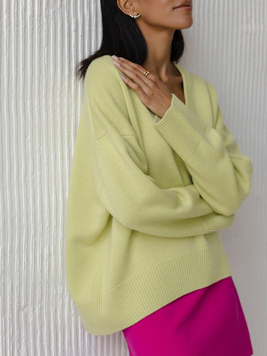 Jersey Mujer Cuello V Suave - Vestiria