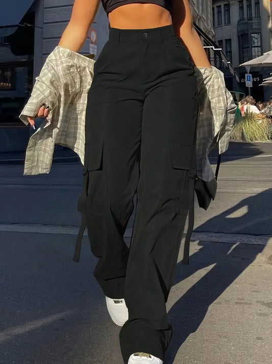 Pantalones Mujer Cargo Estilo Urbano - Vestiria