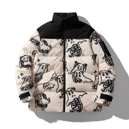 Chaquetón Acolchado Estampado Invierno