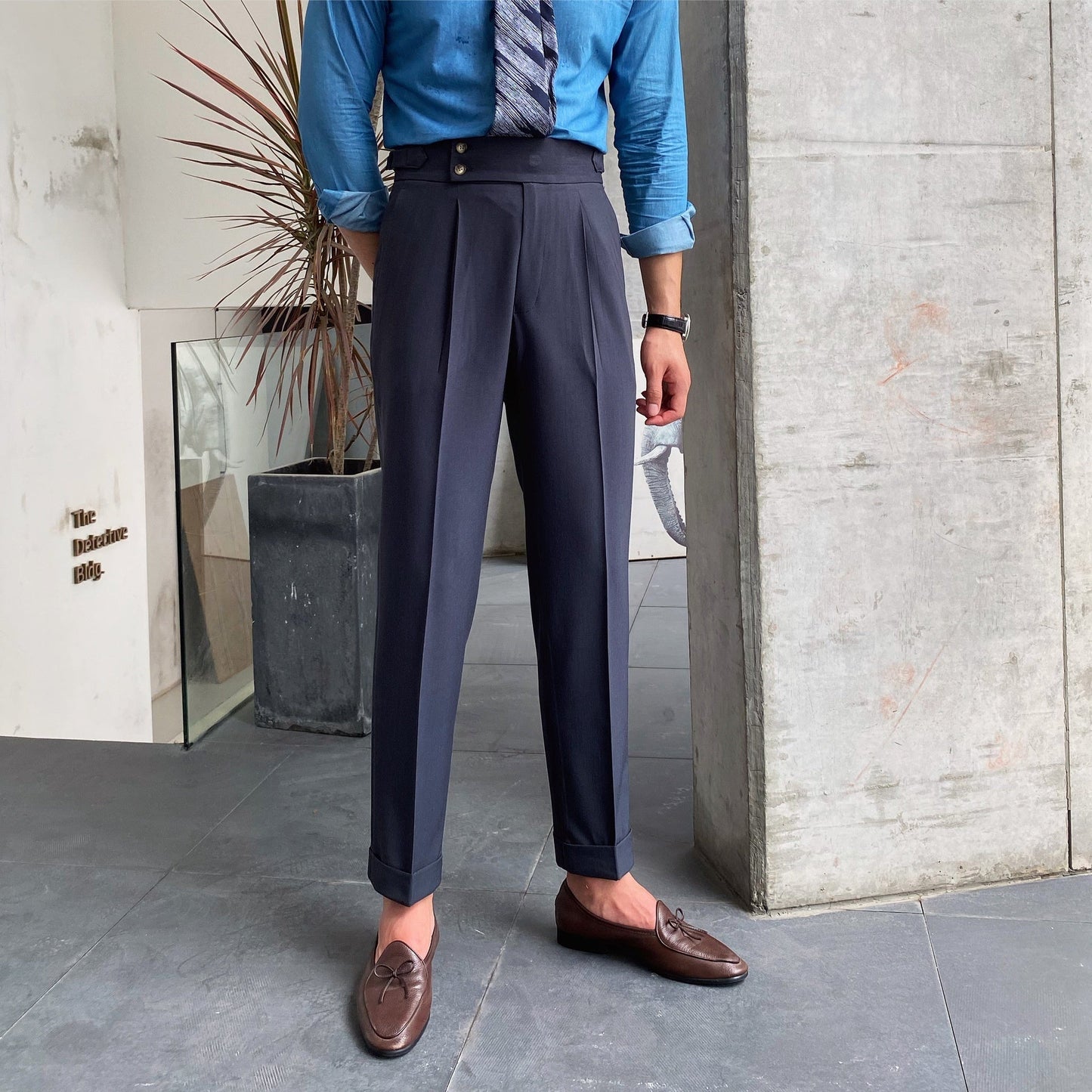 Pantalón Formal Recto Clásico