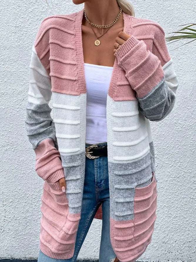 Chaquetilla Rayada Estilosa Mujer - Vestiria