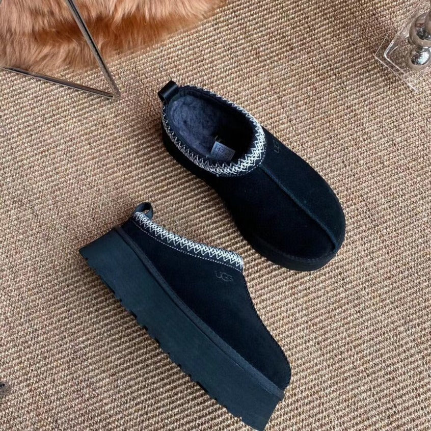 Mules Mujer Invierno con Plataforma Alta