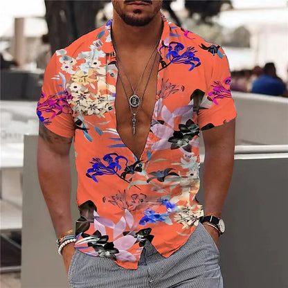 Camisa Hombre Estampado geométrico elegante