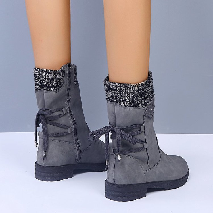 Botas Nieve Impermeables Canela