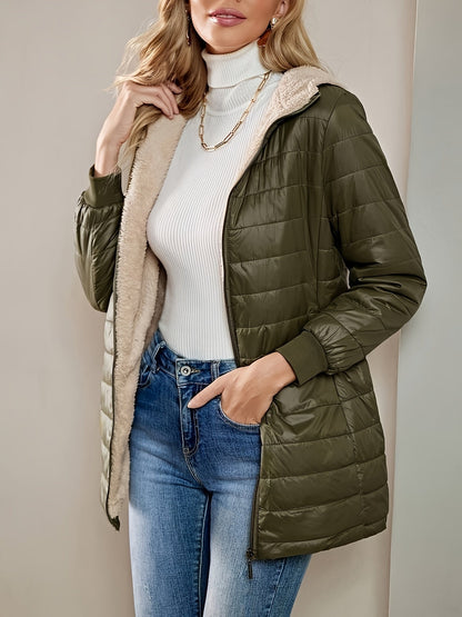 Chaqueta Invierno Mujer Acolchada Cálida