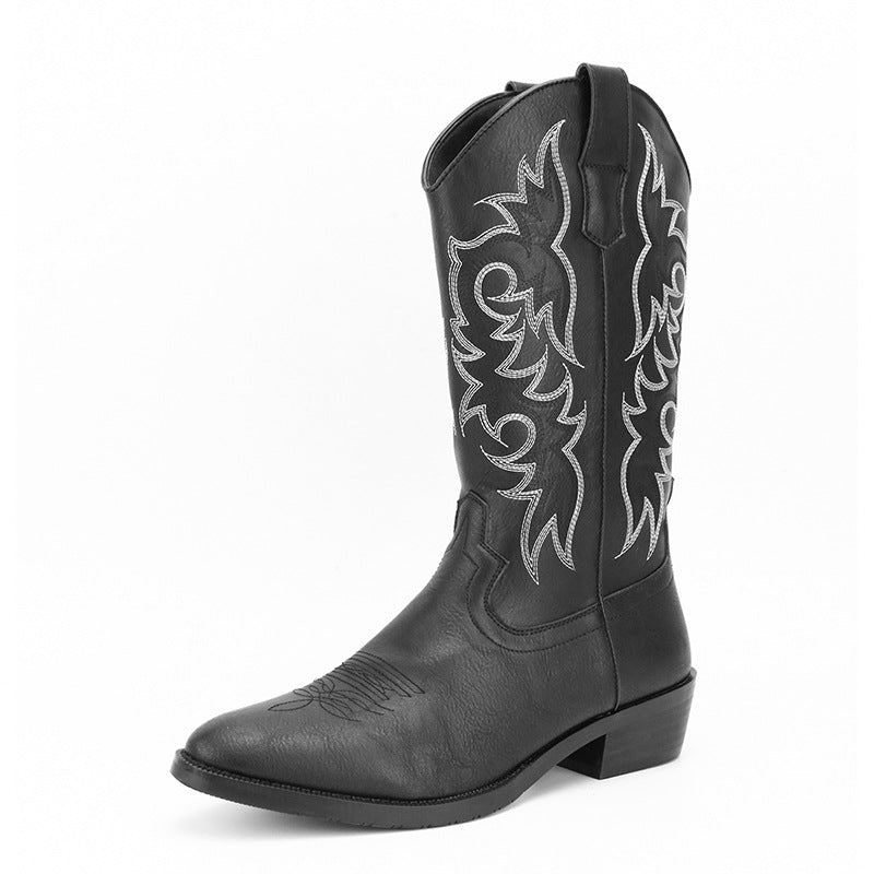 Botas Hombre Estilo Clásico con Bordados