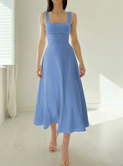 Vestido Midi Ecológico Reversible con Bolsillos