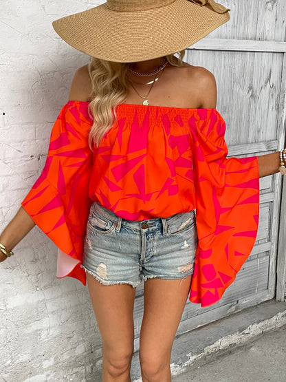 Blusa Mujer Elegante Escote Abierto