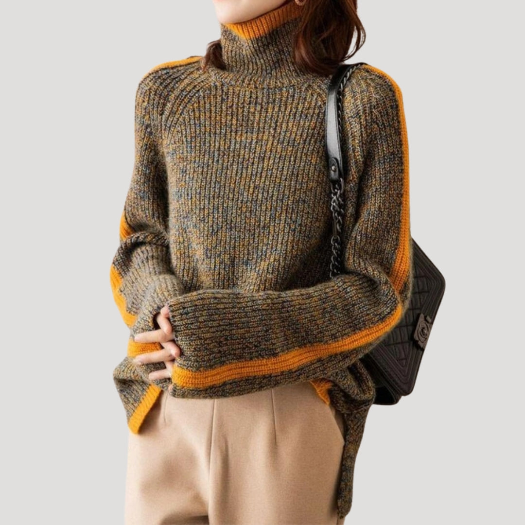 Jersey Cuello Alto Caliente Mujer Invierno - Vestiria