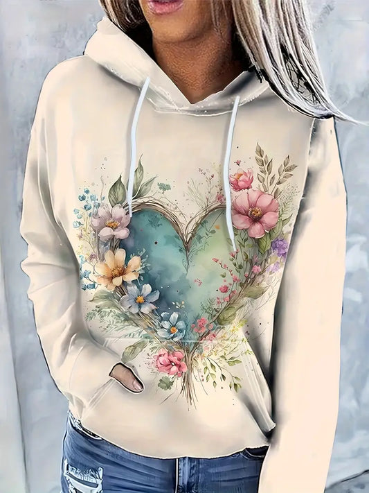 Sudadera Florales Acogedora Mujer - Vestiria