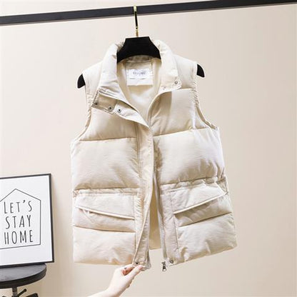 Chaleco Invierno Mujer Cremallera Bolsillos - Vestiria