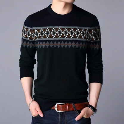 Jersey de Punto Hombre Cuello Redondo