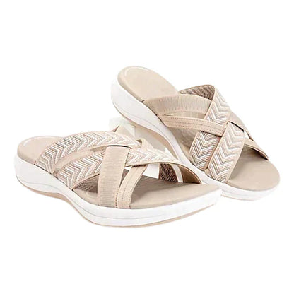 Sandalias cómodas mujer verano con soporte ortopédico - Vestiria