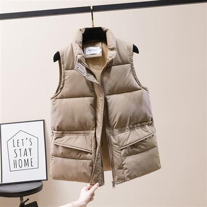 Chaleco Invierno Mujer Cremallera Bolsillos