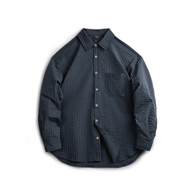 Camisa Hombre Algodón Manga Larga Estilo Clásico