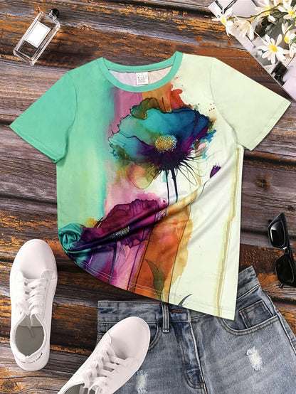 Camiseta Floral Mujer Primavera