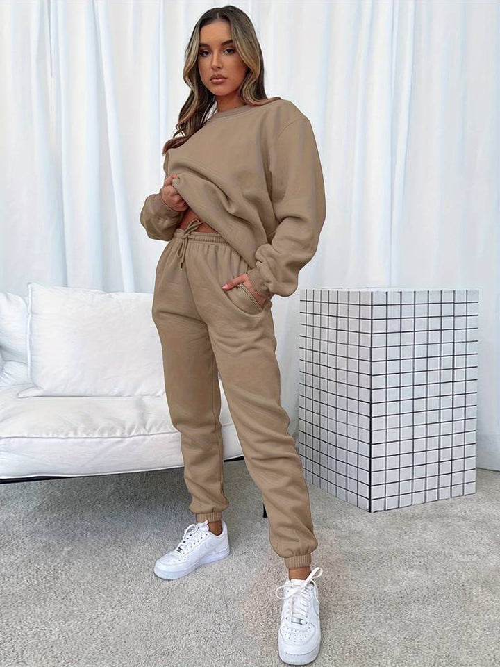 Pantalón y sudadera deportiva mujer cómoda