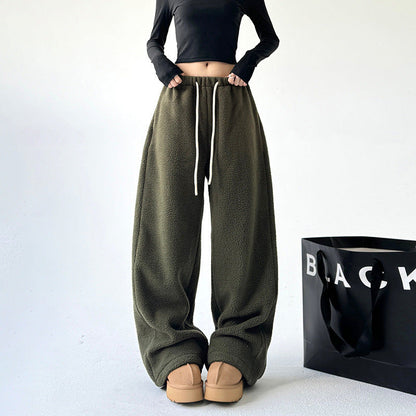 Pantalones Mujer Cómodos de Piel Sintética Suave