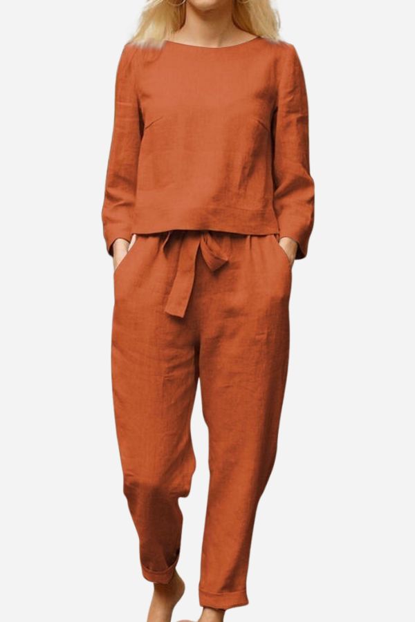 Conjunto Clásico Algodón Mujer