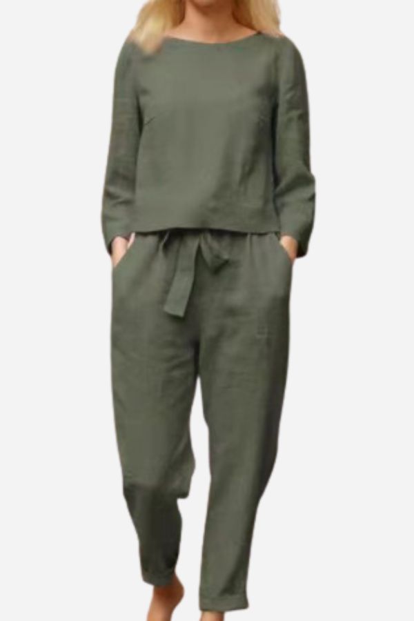 Conjunto Clásico Algodón Mujer