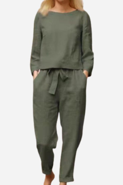Conjunto Clásico Algodón Mujer
