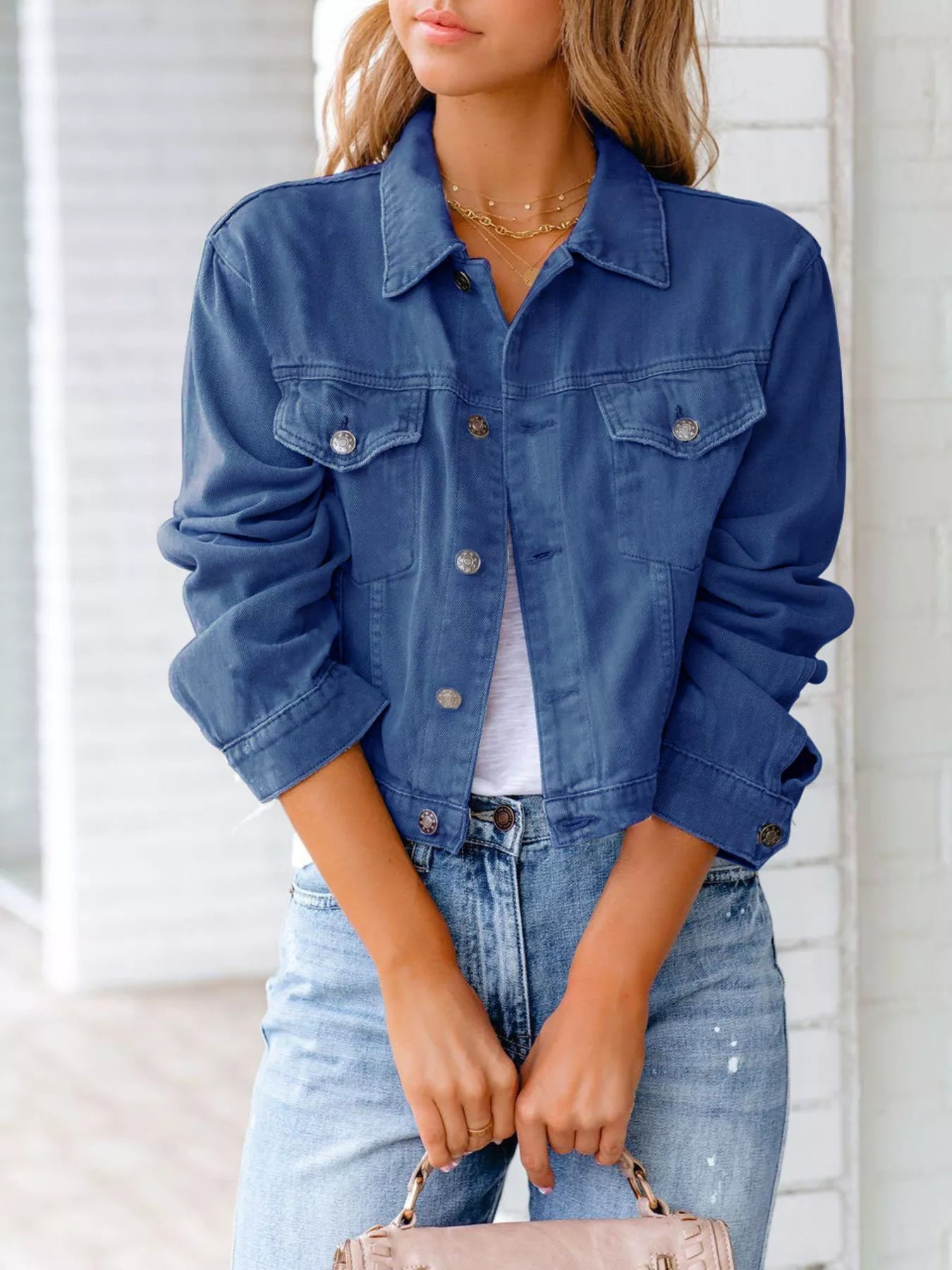 Chaquetilla Vaquera Mujer Corta Moda