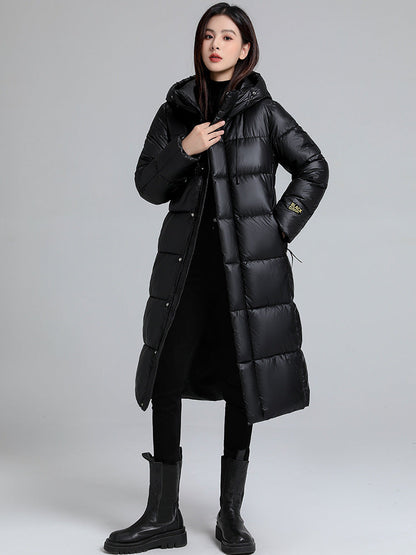 Chaqueta Acolchada Mujer Abajo Larga Invierno - Vestiria