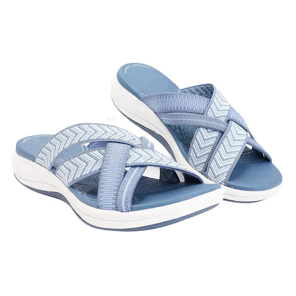 Sandalias cómodas con suela de goma y amortiguación extra