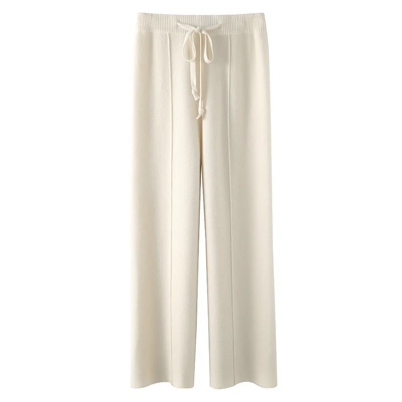 Pantalón Mujer Punto Suave Cálido