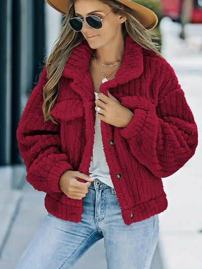Chaqueta Mujer Piel Sintética Elegante