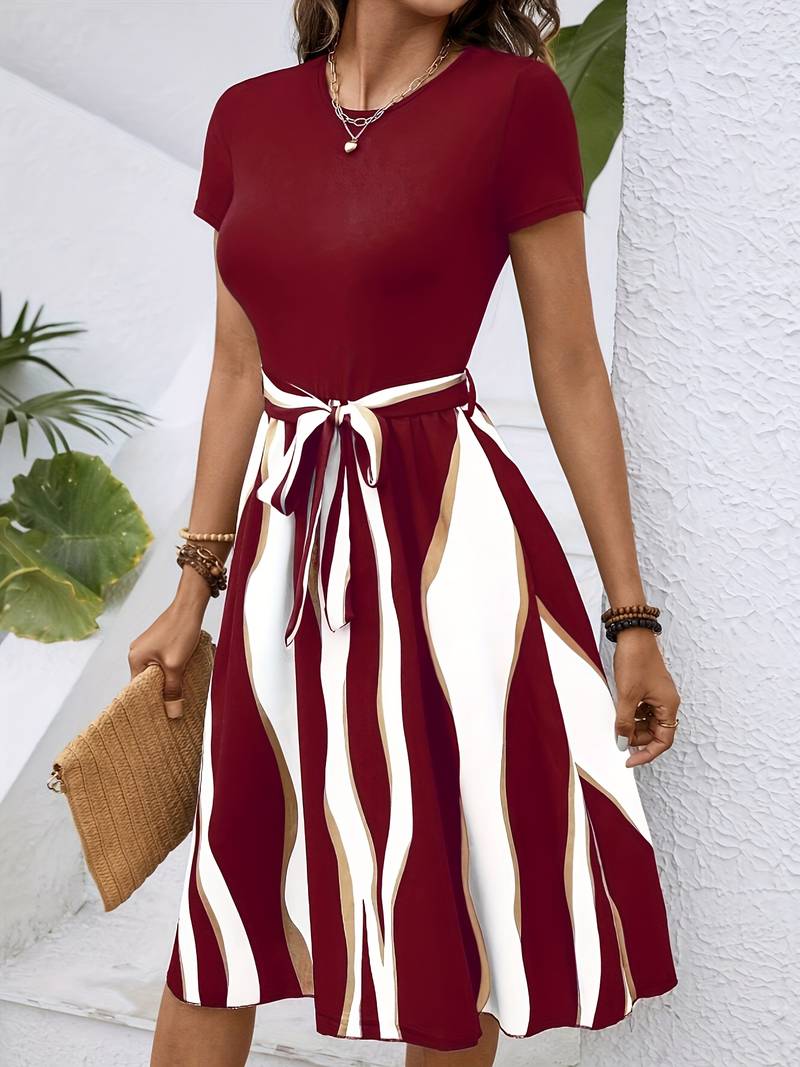 Vestido Ligero de Verano con Cinturón Adaptable