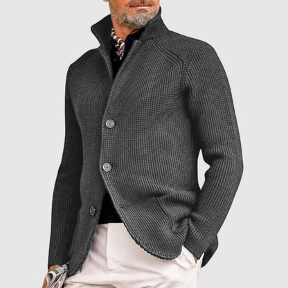 Chaqueta de punto clásica para hombre
