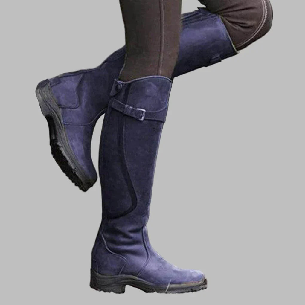 Botas Mujer Altas Rodilla con Hebilla Modernas