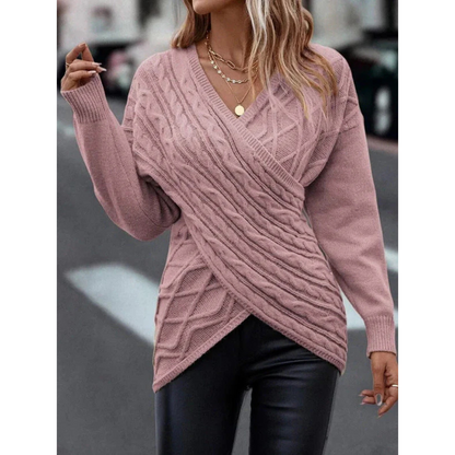 Jersey Mujer Punto Cuello V