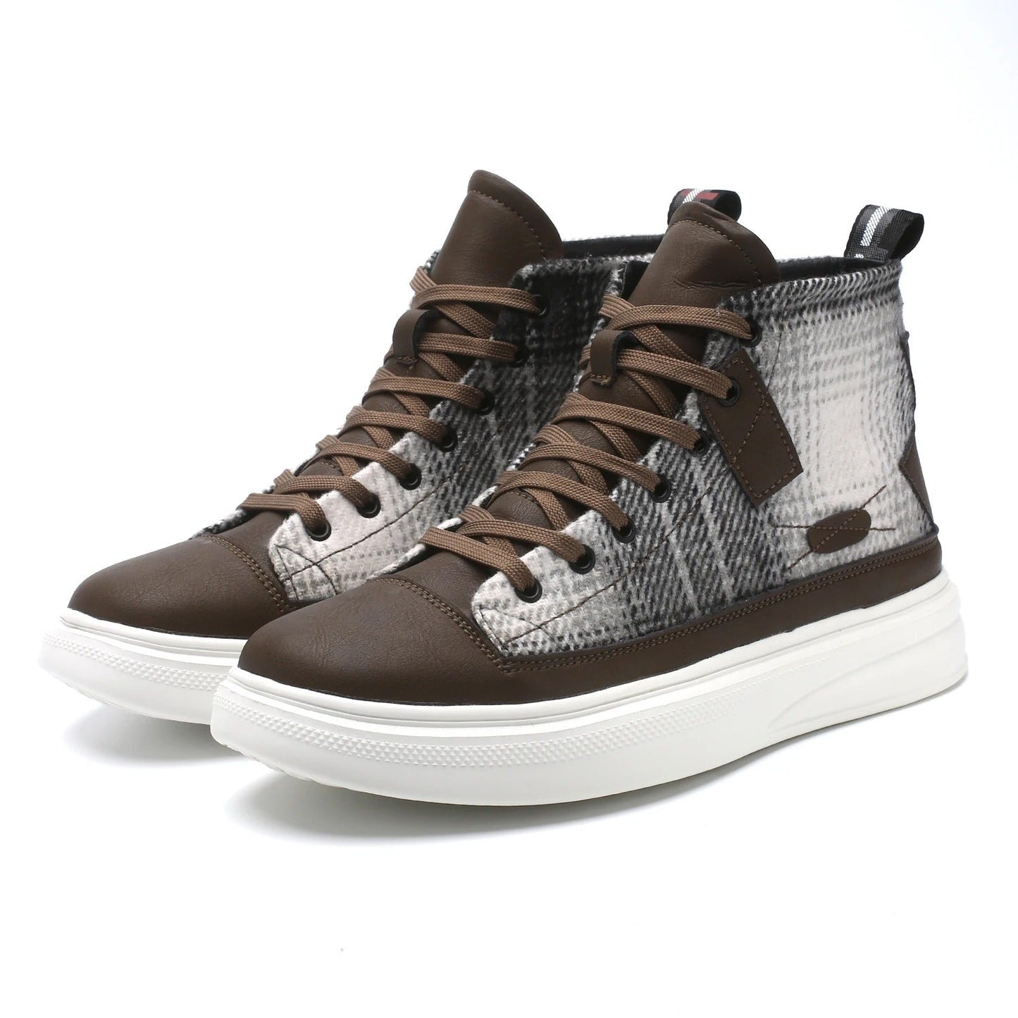 Zapatillas Cuadriculadas Hombre Estilo