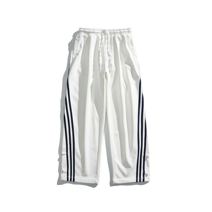 Pantalones deportivos rayados modernos para hombre