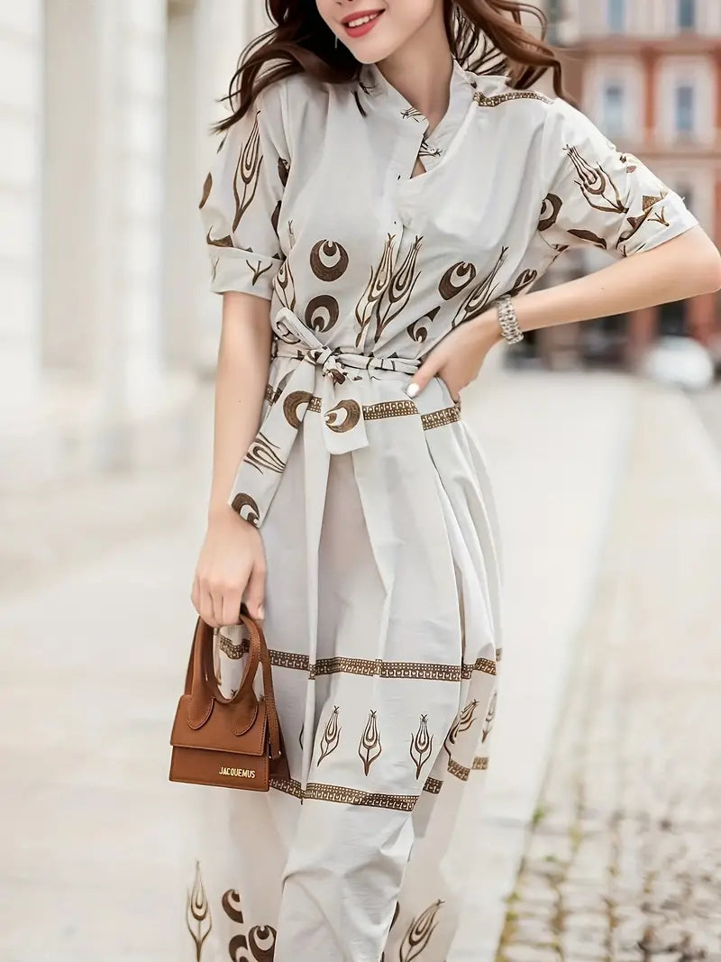 Vestido Maxi Estampado Floral Boho Chic - Vestiria