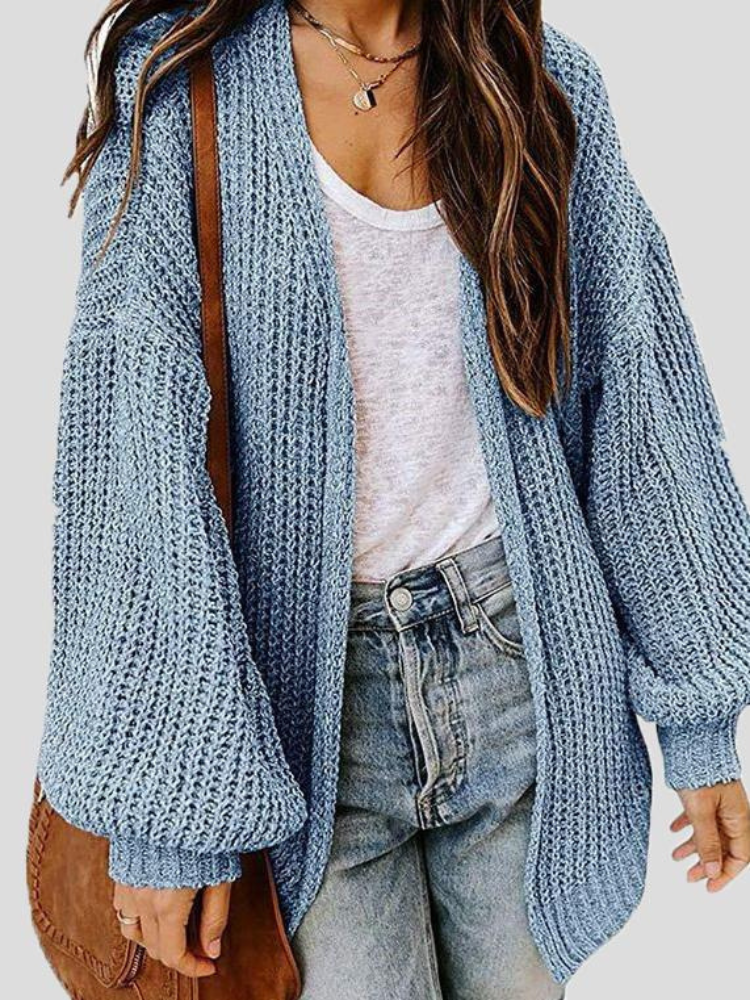 Chaqueta de punto suave y cómoda